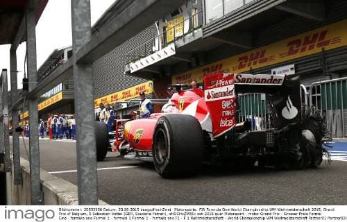 Motorsports: FIA Formula One World Championship WM Weltmeisterschaft 2015, Grand Prix of Belgium, 5 Sebastian Vettel (GER, Scuderia Ferrari), xHOCHxZWEIx