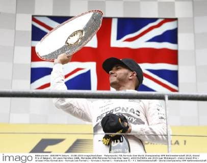 Motorsports: FIA Formula One World Championship WM Weltmeisterschaft 2015, Grand Prix of Belgium, 44 Lewis Hamilton (GBR, Mercedes AMG Petronas Formula One Team), xHOCHxZWEIx