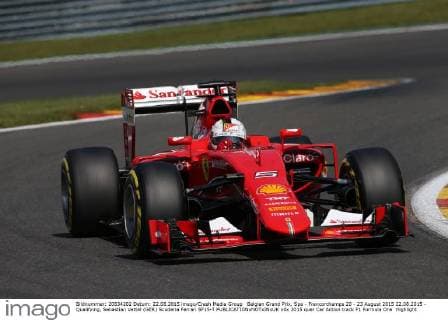 Belgian Grand Prix, Spa - Francorchamps 20 - 23 August 2015 22.08.2015 - Qualifying, Sebastian Vettel (GER) Scuderia Ferrari SF15-T 