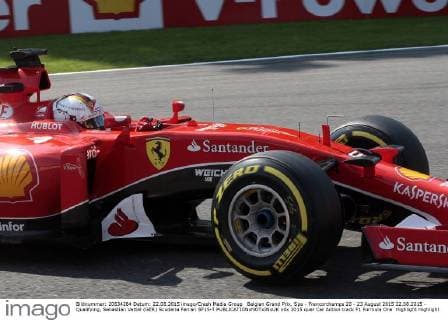 Belgian Grand Prix, Spa - Francorchamps 20 - 23 August 2015 22.08.2015 - Qualifying, Sebastian Vettel (GER) Scuderia Ferrari SF15-T 