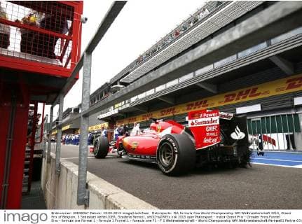 Motorsports: FIA Formula One World Championship WM Weltmeisterschaft 2015, Grand Prix of Belgium, 5 Sebastian Vettel (GER, Scuderia Ferrari), xHOCHxZWEIx