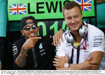 Motorsports: FIA Formula One World Championship WM Weltmeisterschaft 2015, Grand Prix of Belgium, 44 Lewis Hamilton (GBR, Mercedes AMG Petronas Formula One Team), xHOCHxZWEIx