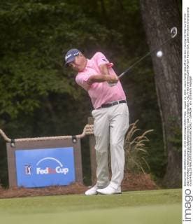 August 23, 2015: Jason Dufner tees off on tee box 2 during the final round of the 2015 Wyndham Championship at Sedgefield Country Club in Greensboro, NC. PJ Ward-Brown CSM PGA Golf Herren Golf: 2015 Wyndham Championship round 4 Aug 23 - ZUMAc04_