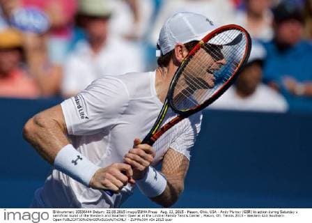 Aug. 22, 2015 - Mason, Ohio, USA - Andy Murray (GBR) in action during Saturday s semifinal round of the Western and Southern Open at at the Lindner Family Tennis Center , Mason, Oh. Tennis 2015 - Western And Southern Open - ZUMAs304
