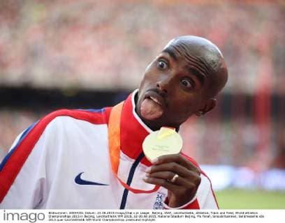 Beijing, IAAF, Leichtathletik, athletics, Track and Field, World athletics Championships 2015 in Beijing, Leichtathletik WM 2015, 22-30.08.2015, National Stadium Beijing, Mo Farah, Grossbritannien, Goldmedaille