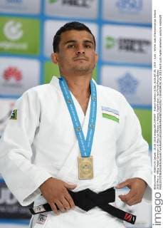 Rishod Sobirov (UZB), AUGUST 25, 2015 - Judo : World Judo Championships Astana 2015 Men s -66kg Medal Ceremony at Alau Ice Palace in Astana, Kazakhstan. NoxThirdxPartyxSales  (dlra008429)