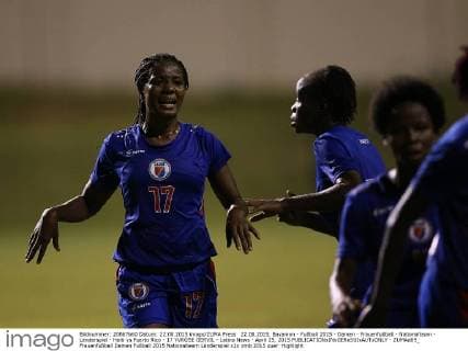 22.08.2015, Bayamon - Fußball 2015 - Damen - Frauenfußball - Nationalteam - Länderspiel - Haiti vs Puerto Rico - 17 YVROSE GERVIL - Latino News - April 25, 2015  - ZUMAd69_