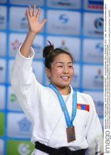 Sumiya Dorjsuren (MGL), AUGUST 26, 2015 - Judo : World Judo Championships Astana 2015 Women s -57kg Medal Ceremony at Alau Ice Palace in Astana, Kazakhstan. NoxThirdxPartyxSales  (dlra008467)