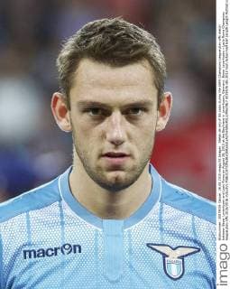 Stefan de Vrij of SS Lazio during the UEFA Champions League play-offs match between Bayer Leverkusen and Lazio Roma on August 26, 2015 at the BayArena in Leverkusen, Germany. Bayer Leverkusen v Lazio Roma Champions league play-offs 2015 2016 xVIxxIVx 4239576