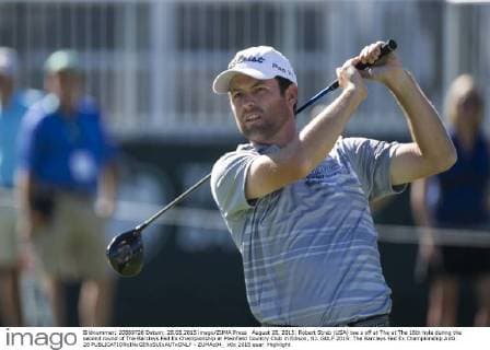 August 28, 2015: Robert Streb (USA) tee s off at The at The 16th hole during the second round of The Barclays Fed Ex Championship at Plainfield Country Club in Edison, NJ. GOLF 2015: The Barclays Fed Ex Championship AUG 28 - ZUMAc04_