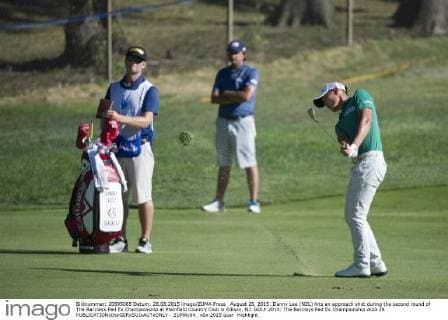 August 28, 2015: Danny Lee (NZL) hits an approach shot during the second round of The Barclays Fed Ex Championship at Plainfield Country Club in Edison, NJ. GOLF 2015: The Barclays Fed Ex Championship AUG 28 - ZUMAc04_