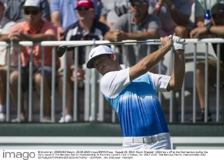 August 29, 2015: Kevin Chappell (USA) tee s off at the first tee box during the third round of The Barclays Fed Ex Championship at Plainfield Country Club in Edison, NJ. GOLF 2015: The Barclays Fed Ex Championship AUG 29 - ZUMAc04_
