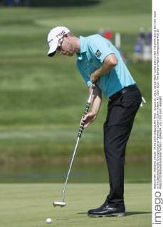 August 29, 2015: David Hearn (CAN) putts on the 3rd green during the third round of The Barclays Fed Ex Championship at Plainfield Country Club in Edison, NJ. GOLF 2015: The Barclays Fed Ex Championship AUG 29 - ZUMAc04_