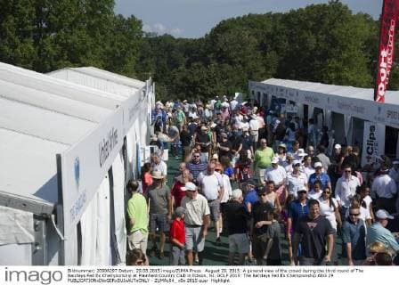 August 29, 2015: A general view of the crowd during the third round of The Barclays Fed Ex Championship at Plainfield Country Club in Edison, NJ. GOLF 2015: The Barclays Fed Ex Championship AUG 29 - ZUMAc04_