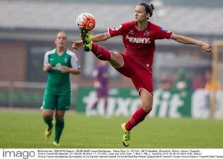 Marie Pyko (1. FC Köln, 26) Freisteller, Einzelbild, Aktion, Action, Fussball, Allianz Frauen-Bundesliga, SV Werder Bremen - 1. FC Köln, xdgx