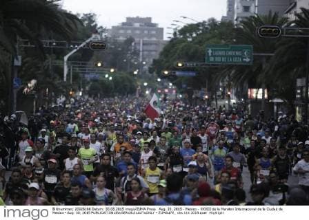 Aug. 30, 2015 - Mexico - XXXIII de la Maraton Internacional de la Ciudad de Mexico - Aug. 30, 2015  - ZUMAu78_