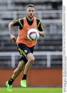 Aug. 31, 2015 - Stockholm, Sverige - 150831 Alexander Milosevic under Sveriges fotbollslandslags träning den 31 augusti 2015 i Stockholm. kod JL 135437 News - Aug. 31, 2015  - ZUMAb138