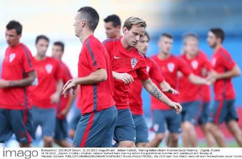 Aktuell Fußball, Training Nationalteam Kroatien Soccer training - Zagreb, Croatia 31.08.2015., Zagreb, Croatia - Croatian national football team training before the qualification matches with Azerbaijan and Norway at Maksimir stadium.  SlavkoxMidzor PIXSELL