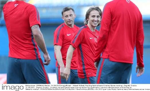 Aktuell Fußball, Training Nationalteam Kroatien Soccer training - Zagreb, Croatia 31.08.2015., Zagreb, Croatia - Croatian national football team training before the qualification matches with Azerbaijan and Norway at Maksimir stadium.  SlavkoxMidzor PIXSELL