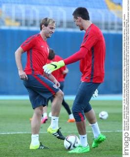 Aktuell Fußball, Training Nationalteam Kroatien Soccer training - Zagreb, Croatia 31.08.2015., Zagreb, Croatia - Croatian national football team training before the qualification matches with Azerbaijan and Norway at Maksimir stadium.  SlavkoxMidzor PIXSELL