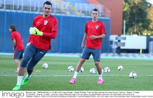 Aktuell Fußball, Training Nationalteam Kroatien Soccer training - Zagreb, Croatia 31.08.2015., Zagreb, Croatia - Croatian national football team training before the qualification matches with Azerbaijan and Norway at Maksimir stadium.  SlavkoxMidzor PIXSELL