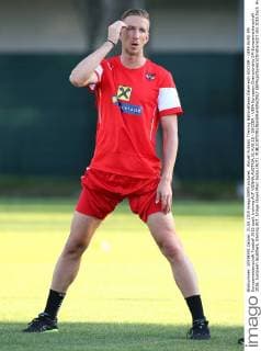 Aktuell Fußball, Training Nationalteam Österreich SOCCER - UEFA EURO EM Europameisterschaft Fussball 2016 quali, training AUT VIENNA,AUSTRIA,31.AUG.15 - SOCCER - UEFA European Championship EM Europameisterschaft 2016, European Qualifiers, training AUT. Image shows Marc Janko (AUT). GEPAxpictures xChristianxOrt