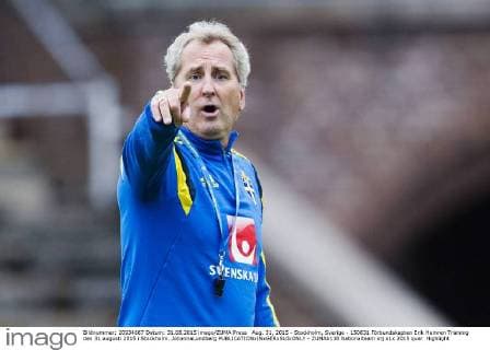 Aug. 31, 2015 - Stockholm, Sverige - 150831 Förbundskapten Erik Hamren Training Nationalteam Schweden den 31 augusti 2015 i Stockholm..JohannaLundberg  - ZUMAb138