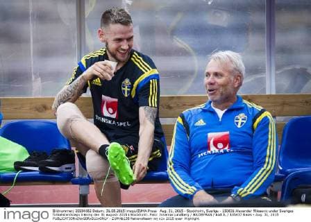Aug. 31, 2015 - Stockholm, Sverige - 150831 Alexander Milosevic Training Nationalteam Schweden den 31 augusti 2015 i Stockholm..JohannaLundberg  - ZUMAb138