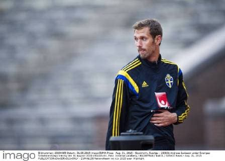 Aug. 31, 2015 - Stockholm, Sverige - 150831 Andreas Isaksson Training Nationalteam Schweden den 31 augusti 2015 i Stockholm..JohannaLundberg  - ZUMAb138