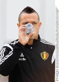 - BRUSSELS, BELGIUM: Belgium s Radja Nainggolan arrives for a training session of Belgian national soccer team Red Devils, Tuesday 01 September 2015, in Brussels. The Red Devils are preparing for Euro 2016 qualification games against Bosnia and Cyprus. Tuesday BRUNOxFAHY  x04691620x