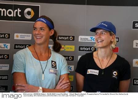 Aktuell Beachvolleyball, Pressekonferenz Timmendorfer Strand Kira Walkenhorst, Laura Ludwig xMichaelxKunkelx xHOCHxZWEIx