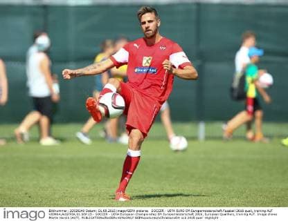 SOCCER - UEFA EURO EM Europameisterschaft Fussball 2016 quali, training AUT VIENNA,AUSTRIA,01.SEP.15 - SOCCER - UEFA European Championship EM Europameisterschaft 2016, European Qualifiers, training AUT. Image shows Martin Harnik (AUT). GEPAxpictures xChristianxOrt