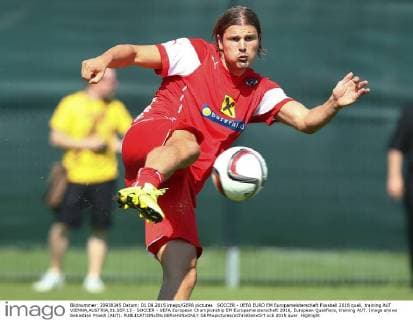 SOCCER - UEFA EURO EM Europameisterschaft Fussball 2016 quali, training AUT VIENNA,AUSTRIA,01.SEP.15 - SOCCER - UEFA European Championship EM Europameisterschaft 2016, European Qualifiers, training AUT. Image shows Sebastian Proedl (AUT). GEPAxpictures xChristianxOrt