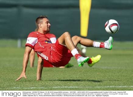 SOCCER - UEFA EURO EM Europameisterschaft Fussball 2016 quali, training AUT VIENNA,AUSTRIA,01.SEP.15 - SOCCER - UEFA European Championship EM Europameisterschaft 2016, European Qualifiers, training AUT. Image shows Stefan Ilsanker (AUT). GEPAxpictures xChristianxOrt