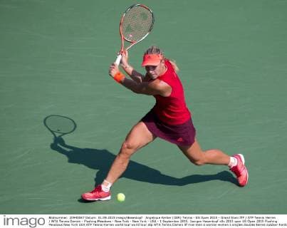 Angelique Kerber (GER) Tennis - US Open 2015 - Grand Slam ITF ATP Tennis Herren WTA Tennis Damen - Flushing Meadows - New York - New York - USA - 1 September 2015. Juergen Hasenkopf
