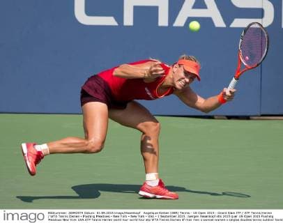 Angelique Kerber (GER) Tennis - US Open 2015 - Grand Slam ITF ATP Tennis Herren WTA Tennis Damen - Flushing Meadows - New York - New York - USA - 1 September 2015. Juergen Hasenkopf