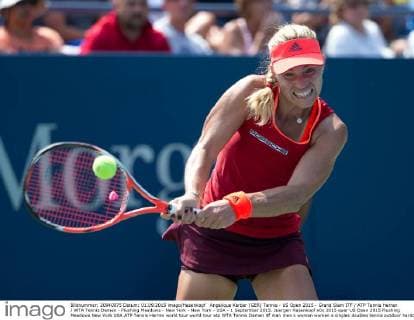 Angelique Kerber (GER) Tennis - US Open 2015 - Grand Slam ITF ATP Tennis Herren WTA Tennis Damen - Flushing Meadows - New York - New York - USA - 1 September 2015. Juergen Hasenkopf