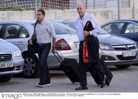 Arrival of Spain s players at Las Rozas. In this picture, Vicente del Bosque. xJUANxAGUADOx 