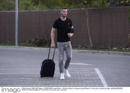 Arrival of Spain s players at Las Rozas. In this picture, David de Gea. xJUANxAGUADOx 