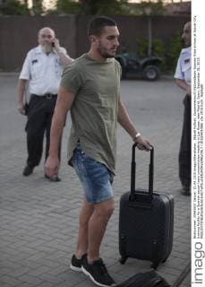 Aktuell Fußball, Zusammenkunft Nationalteam Spanien Koke arrives at Soccer City training facility for a Spanish soccer team concentration meeting in Las Rozas, near Madrid, Spain. September 01, 2015.  (20150901088)