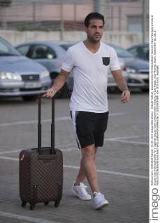 Aktuell Fußball, Zusammenkunft Nationalteam Spanien Cesc Fabregas arrives at Soccer City training facility for a Spanish soccer team concentration meeting in Las Rozas, near Madrid, Spain. September 01, 2015.  (20150901089)