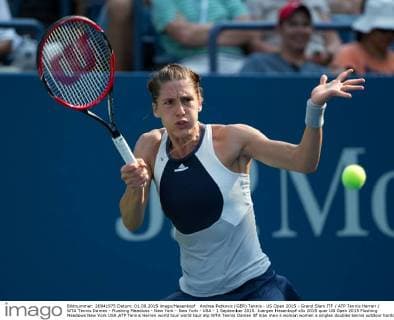 Andrea Petkovic (GER) Tennis - US Open 2015 - Grand Slam ITF ATP Tennis Herren WTA Tennis Damen - Flushing Meadows - New York - New York - USA - 1 September 2015. Juergen Hasenkopf