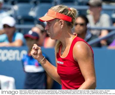 Angelique Kerber (GER) macht die Faust und jubelt, Jubel.Emotion, Tennis - US Open 2015 - Grand Slam ITF ATP Tennis Herren WTA Tennis Damen - Flushing Meadows - New York - New York - USA - 1 September 2015. Juergen Hasenkopf