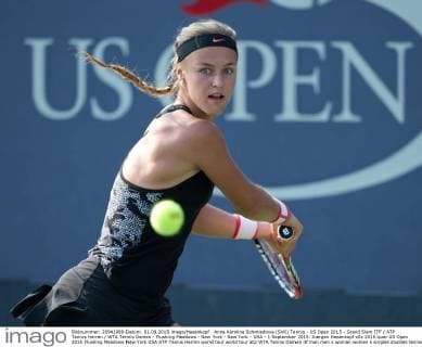 Anna Karolina Schmiedlova (SVK) Tennis - US Open 2015 - Grand Slam ITF ATP Tennis Herren WTA Tennis Damen - Flushing Meadows - New York - New York - USA - 1 September 2015. Juergen Hasenkopf