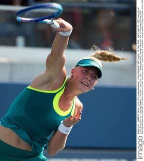 Carina Witthoeft (GER) Tennis - US Open 2015 - Grand Slam ITF ATP Tennis Herren WTA Tennis Damen - Flushing Meadows - New York - New York - USA - 1 September 2015. Juergen Hasenkopf