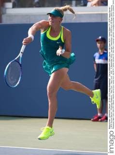Carina Witthoeft (GER) Tennis - US Open 2015 - Grand Slam ITF ATP Tennis Herren WTA Tennis Damen - Flushing Meadows - New York - New York - USA - 1 September 2015. Juergen Hasenkopf