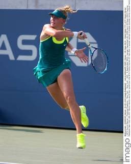 Carina Witthoeft (GER) Tennis - US Open 2015 - Grand Slam ITF ATP Tennis Herren WTA Tennis Damen - Flushing Meadows - New York - New York - USA - 1 September 2015. Juergen Hasenkopf