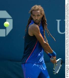 Dustin Brown (GER) Tennis - US Open 2015 - Grand Slam ITF ATP Tennis Herren WTA Tennis Damen - Flushing Meadows - New York - New York - USA - 1 September 2015. Juergen Hasenkopf