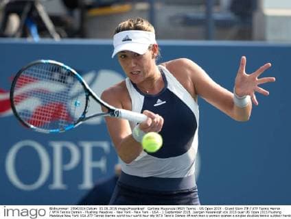 Garbine Muguruza (ESP) Tennis - US Open 2015 - Grand Slam ITF ATP Tennis Herren WTA Tennis Damen - Flushing Meadows - New York - New York - USA - 1 September 2015. Juergen Hasenkopf