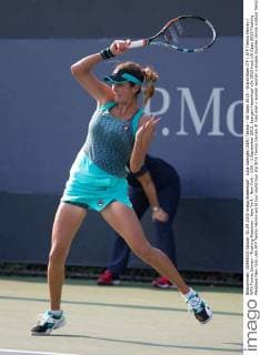Julia Goerges (GER) Tennis - US Open 2015 - Grand Slam ITF ATP Tennis Herren WTA Tennis Damen - Flushing Meadows - New York - New York - USA - 1 September 2015. Juergen Hasenkopf
